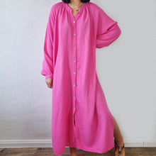 Long-Musselin Kleid Elin