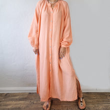 Long-Musselin Kleid Elin