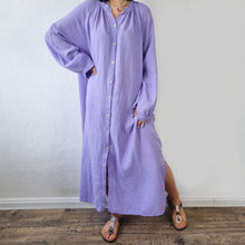 Long-Musselin Kleid Elin