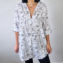 Freya-Face Musselin Bluse