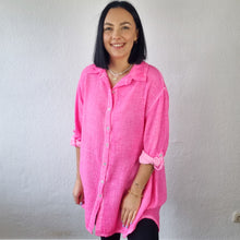Freya Stonewash Neon Musselin Bluse