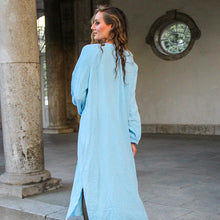 Long-Musselin Kleid Elin