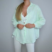 Wide Striped Musselin Bluse Kimmy