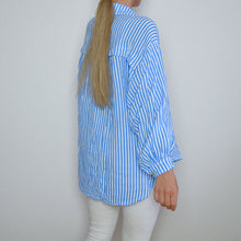 Wide Striped Musselin Bluse Kimmy