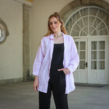 Cinzia Musselin Bluse mit Leo-Print