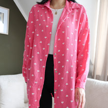 Azra Oversized Heart Musselin Bluse
