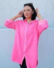 Freya Stonewash Neon Musselin Bluse