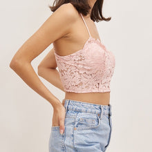Ebba Spitzen Crop-Top