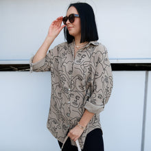 Freya-Face Musselin Bluse