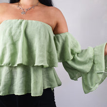 Waffle Off-Shoulder Top