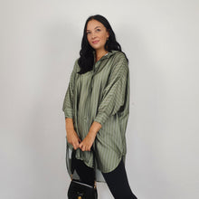 Nia Stripe Long Shirt
