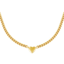 Puffed Heart Necklace