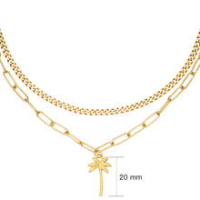 Beachy Palm Necklace