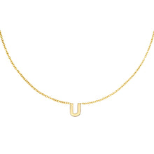 Initial necklace
