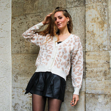 Pinja Animal Print Cardigan