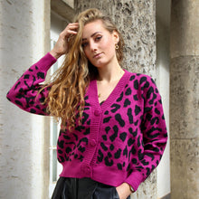 Pinja Animal Print Cardigan