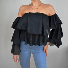 Waffle Off-Shoulder Top