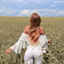 Waffle Off-Shoulder Top