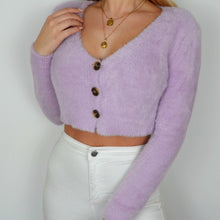 Fluffy Crop Cardigan