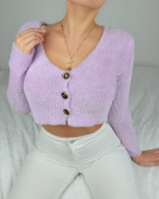 Fluffy Crop Cardigan