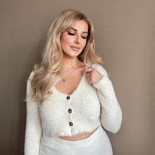 Fluffy Crop Cardigan