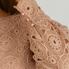 Diane Blouse Perforated Knit