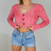 Fluffy Crop Cardigan