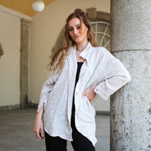 Azra Oversized Heart Musselin Bluse