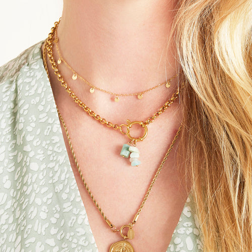 Floating Sequins Necklace