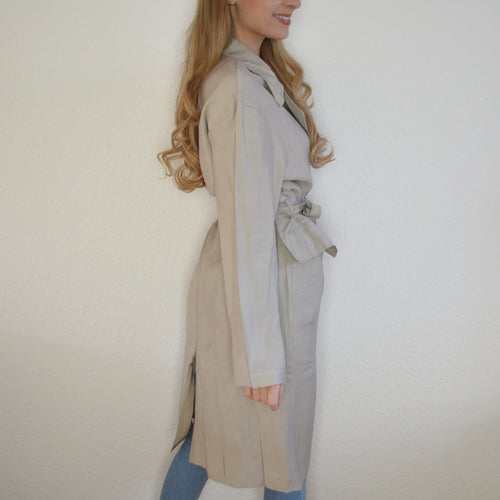 Elaia Long Classic Trenchcoat